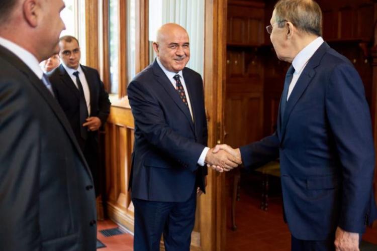 Встреча Президента Южной Осетии Алана Гаглоева и Министра иностранных дел России Сергея Лаврова