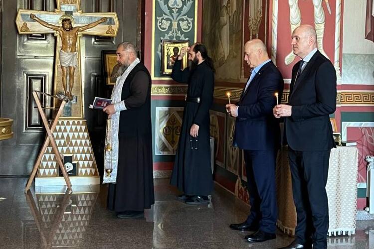 Молебен в Храме Пресвятой Троицы