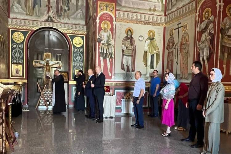 Молебен в Храме Пресвятой Троицы