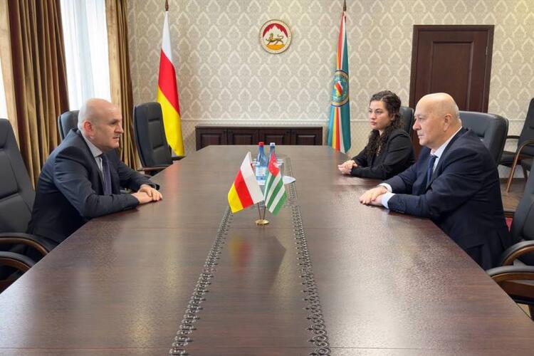 Встреча А.М. Джиоева и А.М. Елбакиева