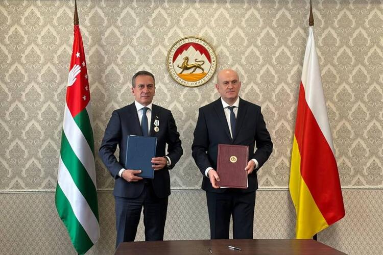 Встреча А.М. Джиоева и О.М. Барциц