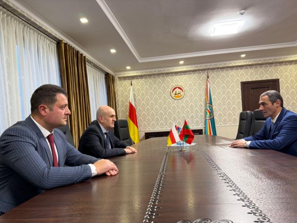 Встреча А.М. Джиоева и А.С. Плиева