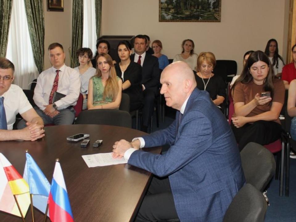 Международный телемост в Русском доме в Цхинвале 