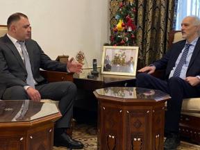 Президент РЮО А.Э. Гаглоев посетил Посольство Сирии в России