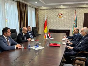 Встреча Ахсара Джиоева с Башаром аль-Джаафари