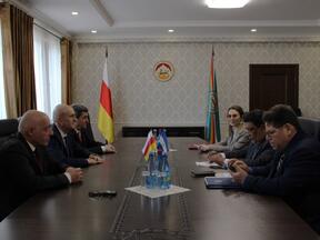 Встреча А.М. Джиоева с делегацией Никарагуа