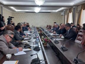 Рабочая встреча участников югоосетинской делегации на Международных дискуссиях по безопасности и стабильности в Закавказье с Сопредседателями от ЕС, ОБСЕ и ООН